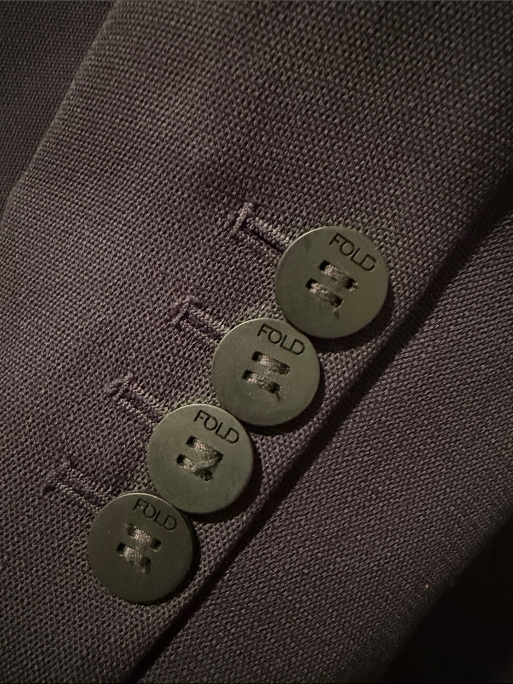 The Fold 365 Pure Wool Charlbury Jacket Navy - Picture 7 of 9